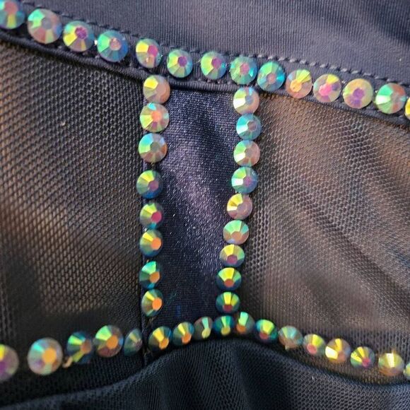 Weissman NWOT semi custom child medium dance costume blue lyrical tap solo - Picture 8 of 11